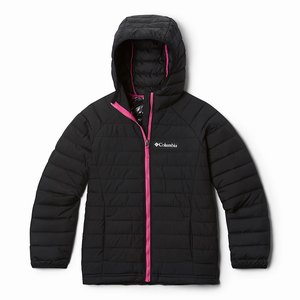 Columbia Powder Lite™ Hooded Jacka Flickor Svarta (LTOVG3190)